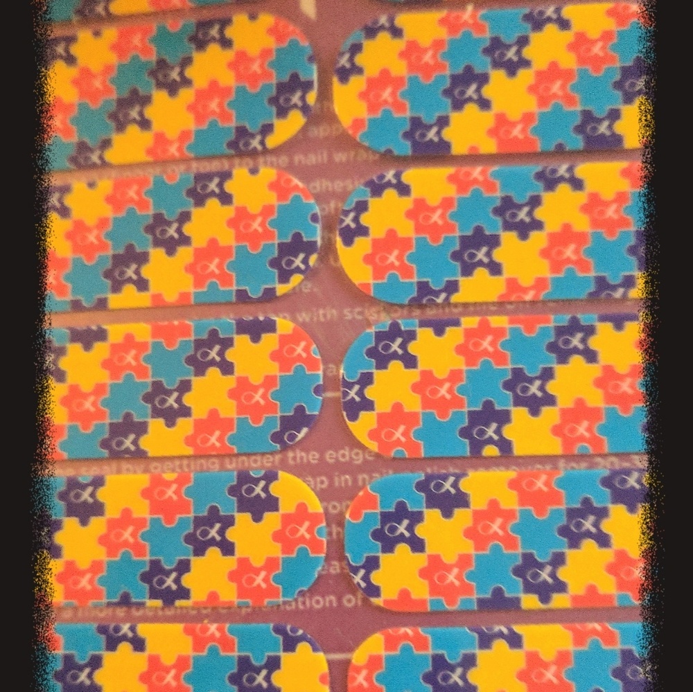 Jamberry Autism Awareness nail shields