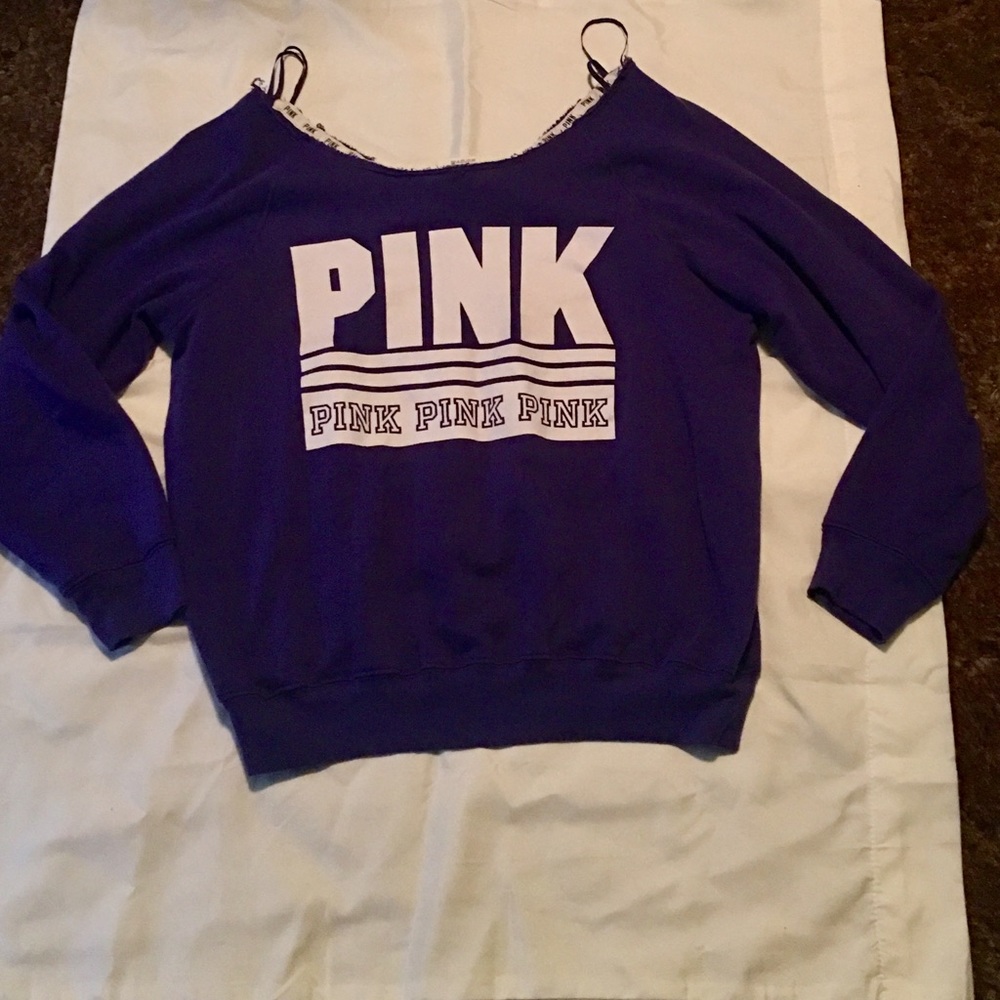 VS PINK crew neck sweatshirt size small