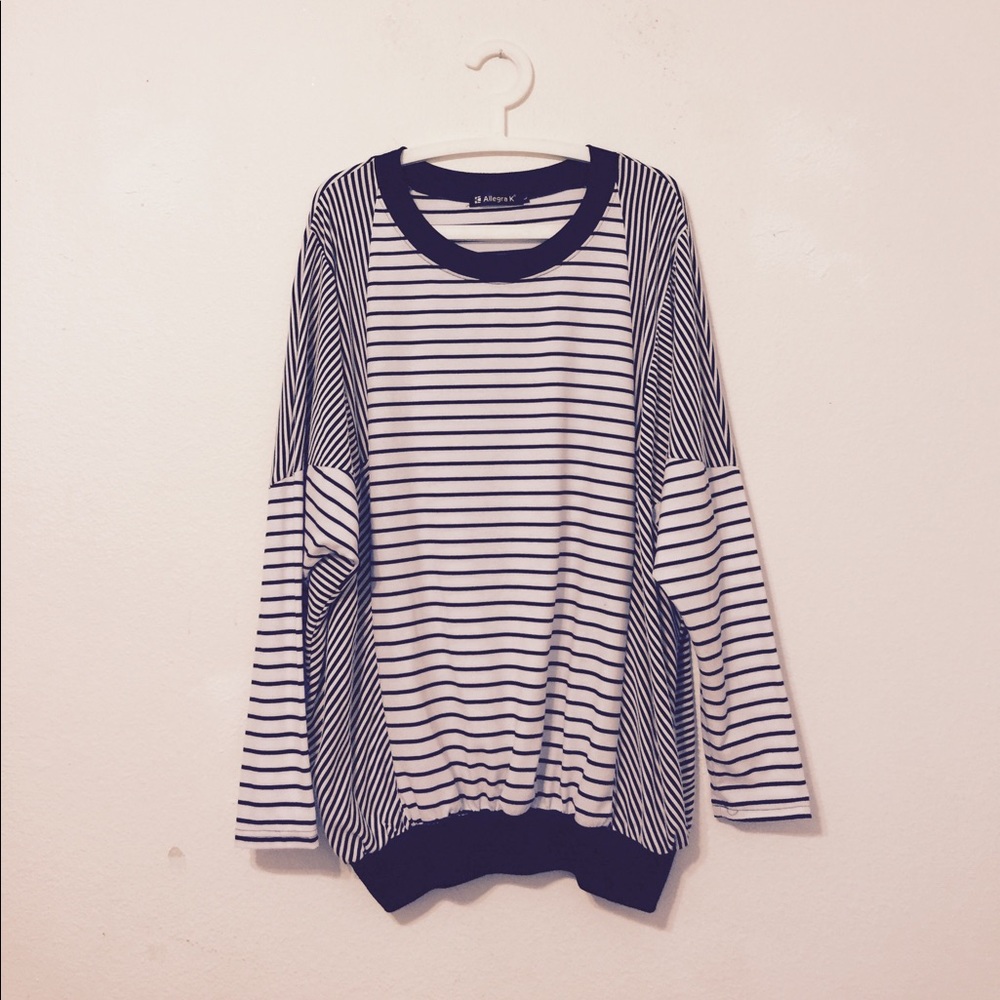 Allegra K Striped Dolman