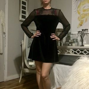 Vintage velvet dress