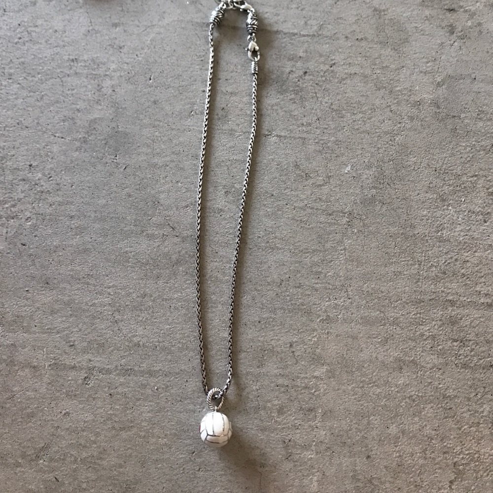 Volleyball necklace. Very good deal
