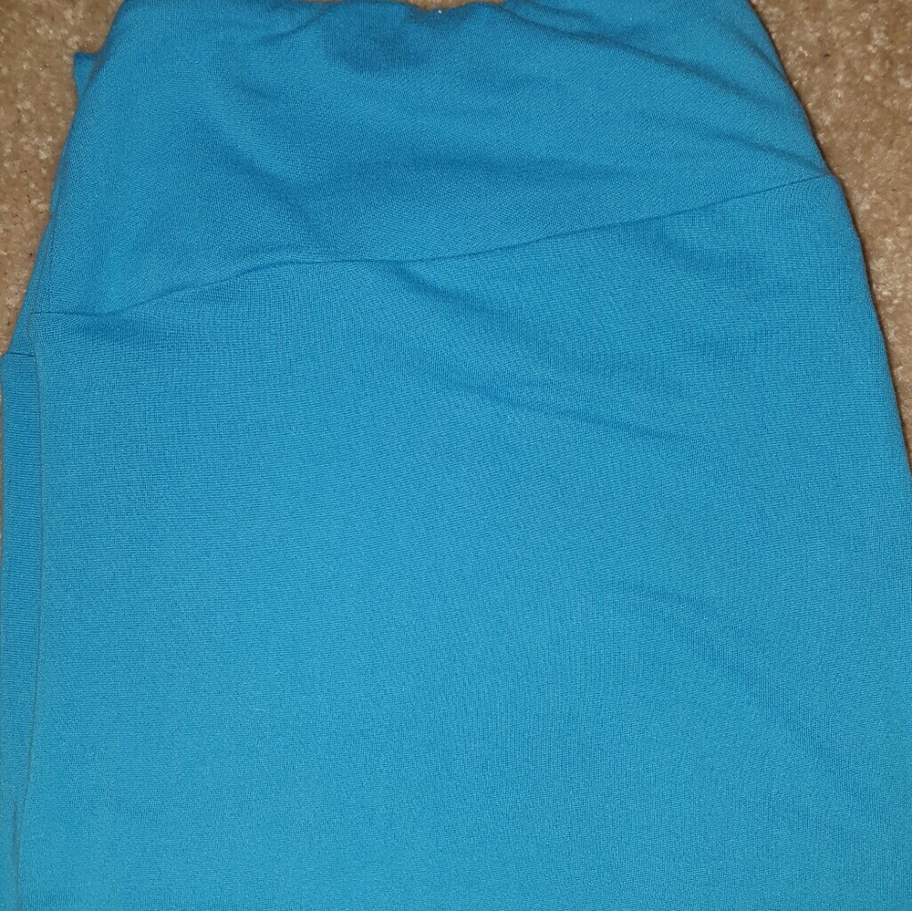 Lularoe Leggings TC blue solid