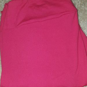 Lularoe Leggings TC cherry red