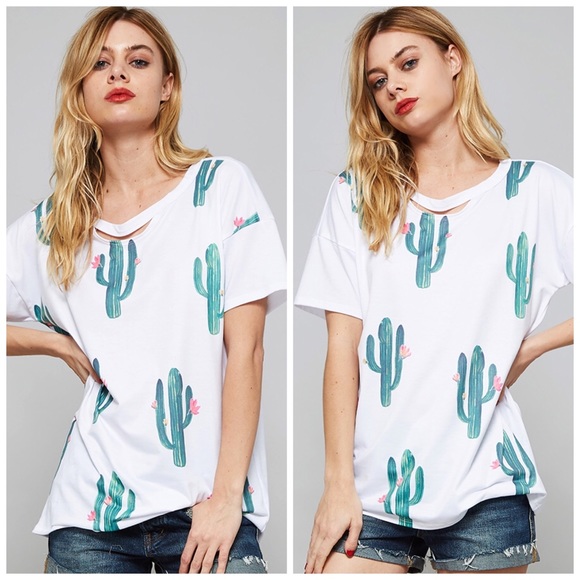 Cactus 🌵 top with cut out detail! - Picture 3 of 4