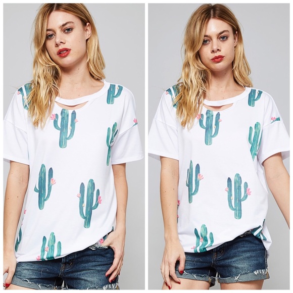 Cactus 🌵 top with cut out detail! - Picture 4 of 4