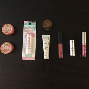 🎉HUGE 36 piece Lot of Perfume Makeup Lip Balm etc