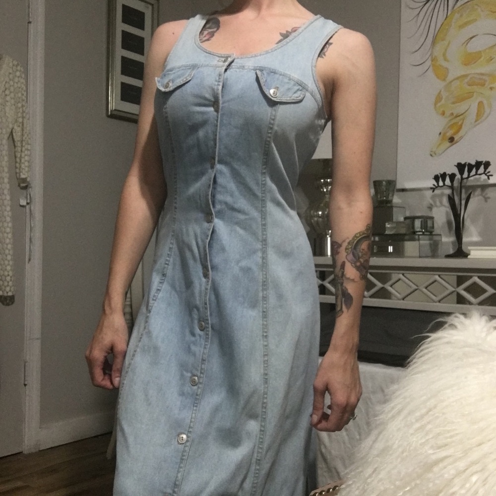 Vintage denim dress