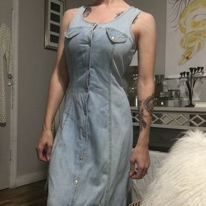 Vintage denim dress