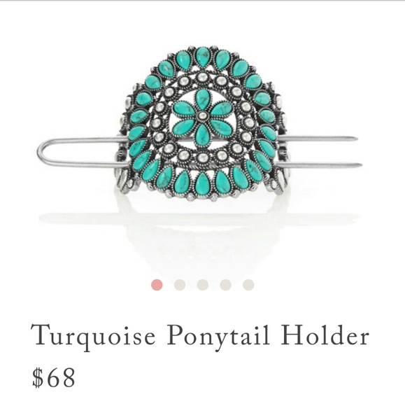 New Turquoise Ponytail Holder by Chloe&Isabel