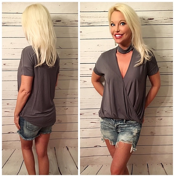 Modal drape front top- LAST ONE - Picture 2 of 2