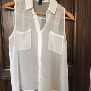 Button up tank