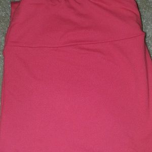 Lularoe Leggings TC dark coral