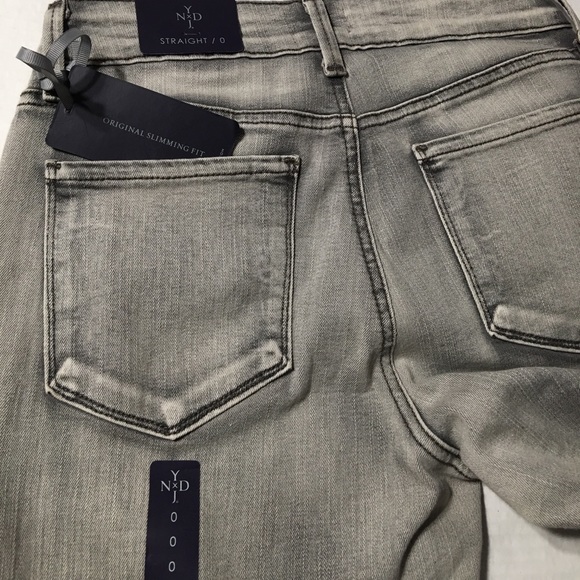 NYDJ Marilyn' Stretch Straight Leg Jeans (Eureka) - Picture 4 of 12