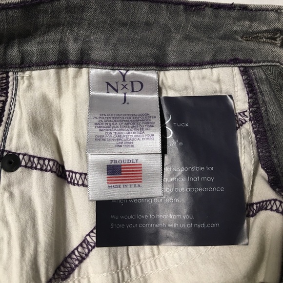 NYDJ Marilyn' Stretch Straight Leg Jeans (Eureka) - Picture 5 of 12