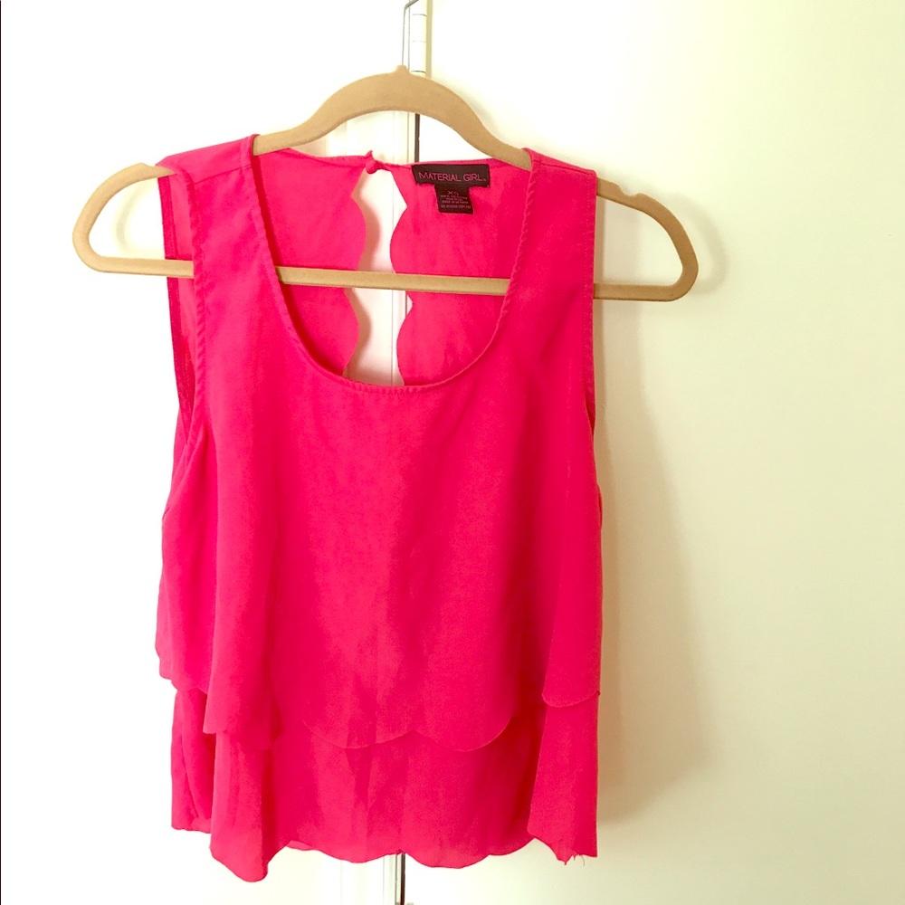Material Girl • HOT Pink Top