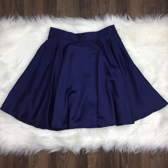 Moon Collection Dresses & Skirts - Moon Collection Flare Skirt Purple Navy