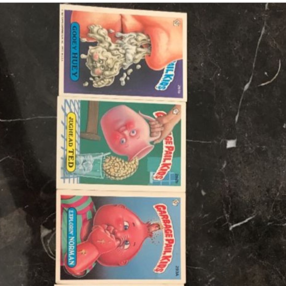 Garbage pail kids 1987 cards. Set of 5