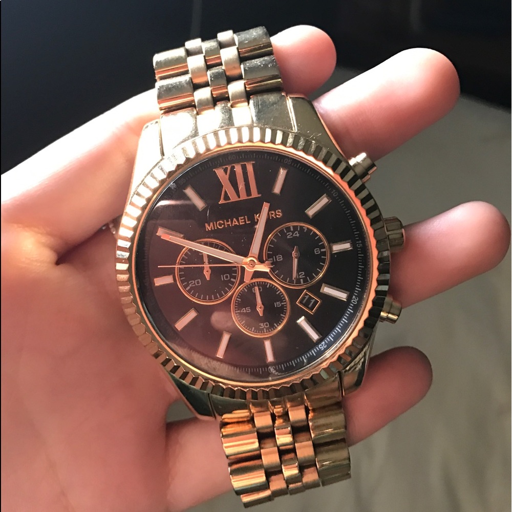 Micheal kors men's gold watch