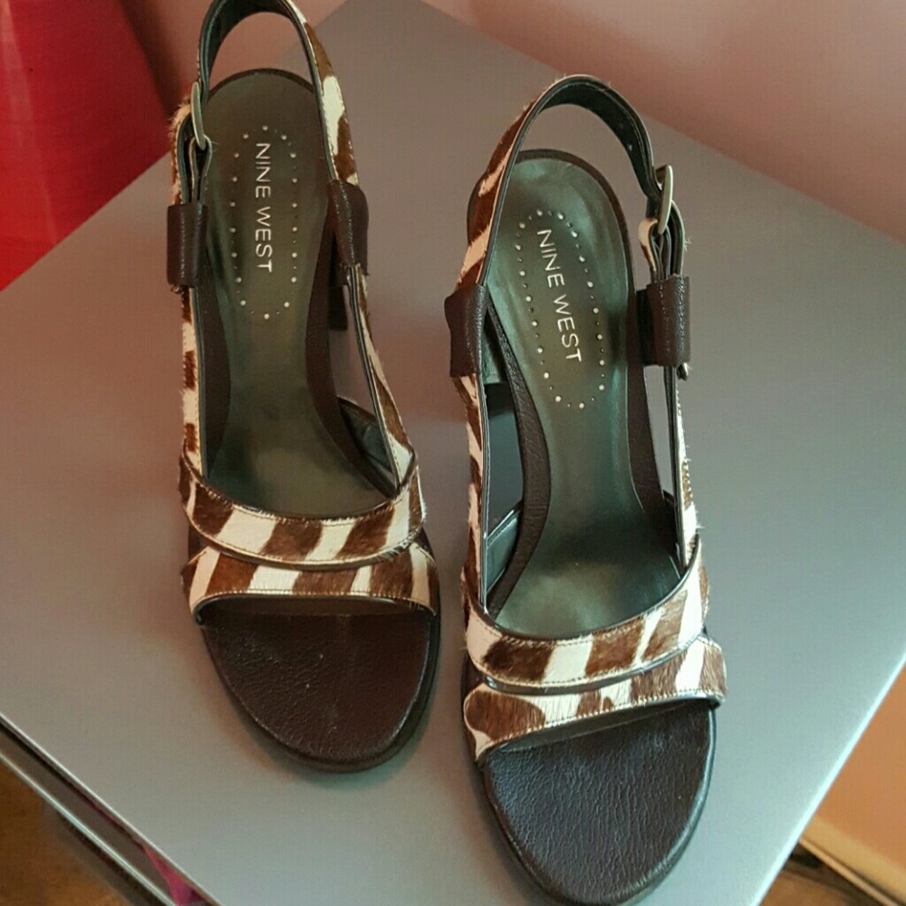 Gently worn...Nine West Slingbacks