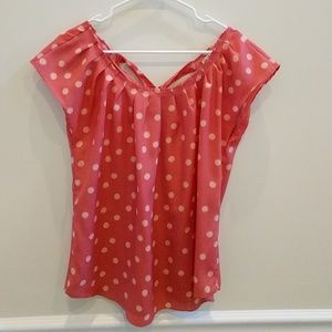 Lauren Conrad pink blouse