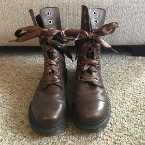 Dr. Martens Brown Leather Boots