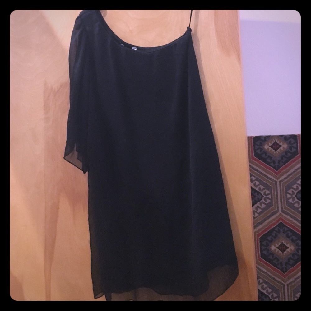 One sleeve black kirra dress