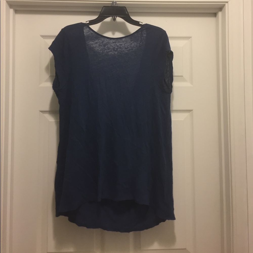 Free people drape back tee