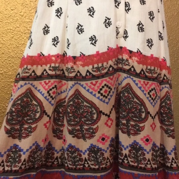 BOHO FLORAL BUTTON UP DRESS - Picture 3 of 4