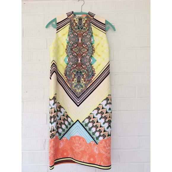 NWT Spring / Summer Bright Colors Sheath Dress - Picture 2 of 4