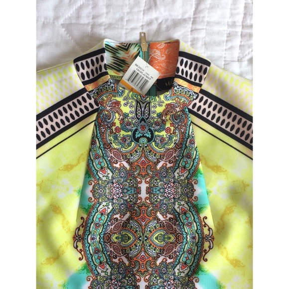 NWT Spring / Summer Bright Colors Sheath Dress - Picture 4 of 4