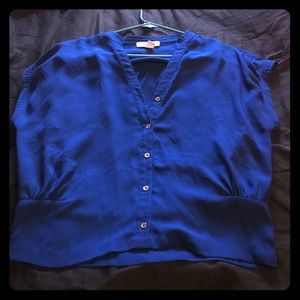 Dark blue blouse