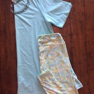 Lularoe Perfect T size 3X and TC Leggings