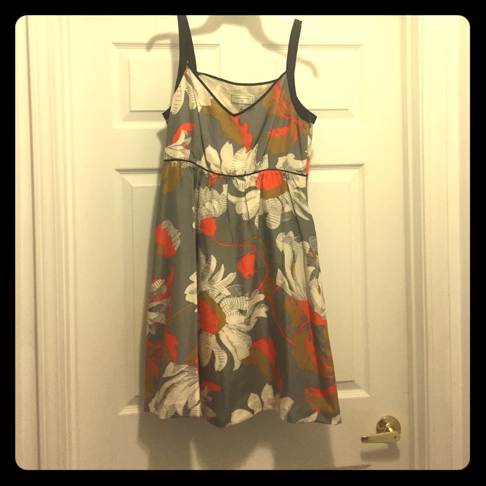 100% silk anthropologie dress with pockets!