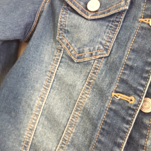 Jean semi cropped jacket - Picture 3 of 3
