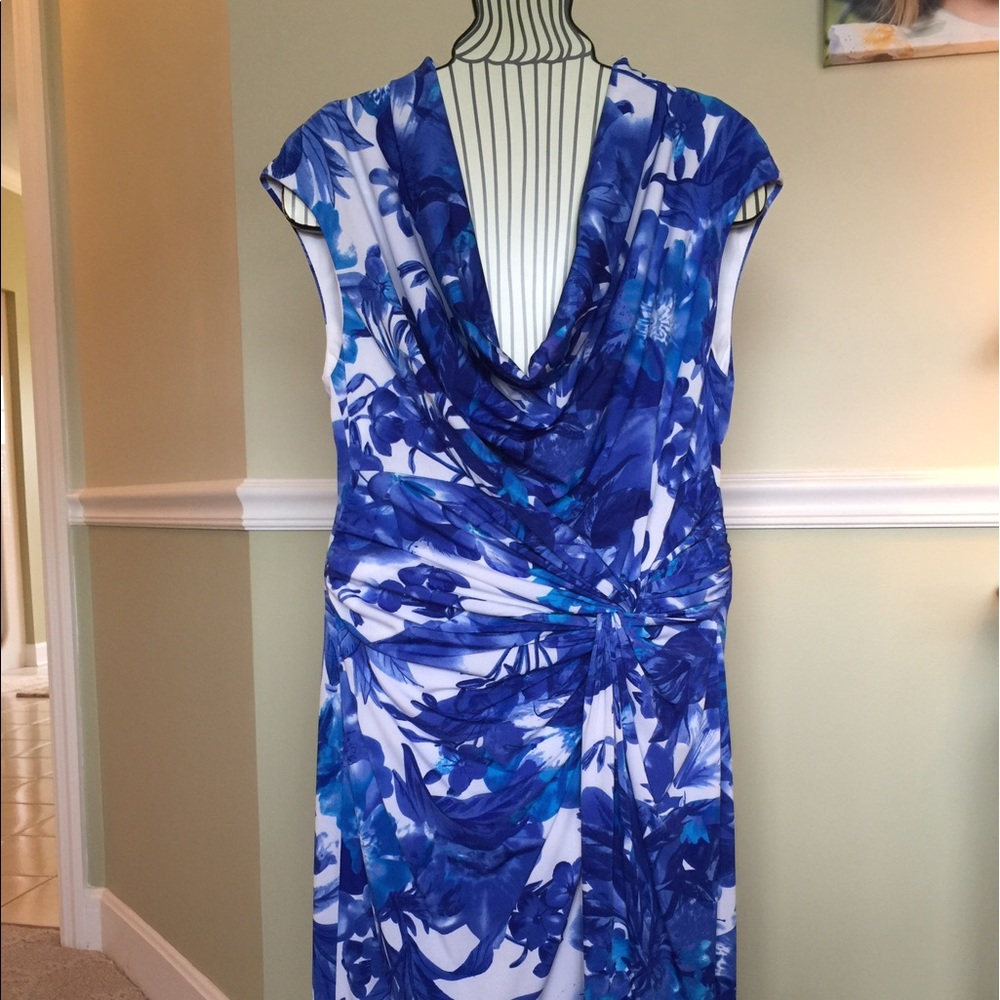 Blue and white Cartise dress