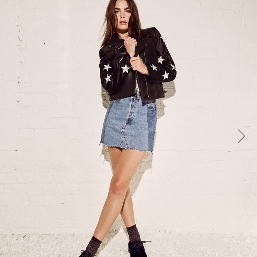 Reformation leather jacket