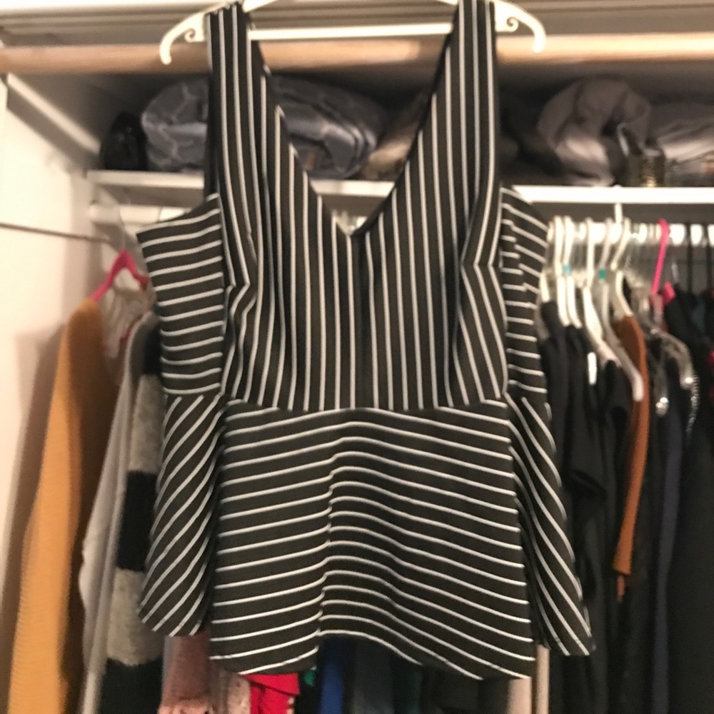 Peplum plus size Top