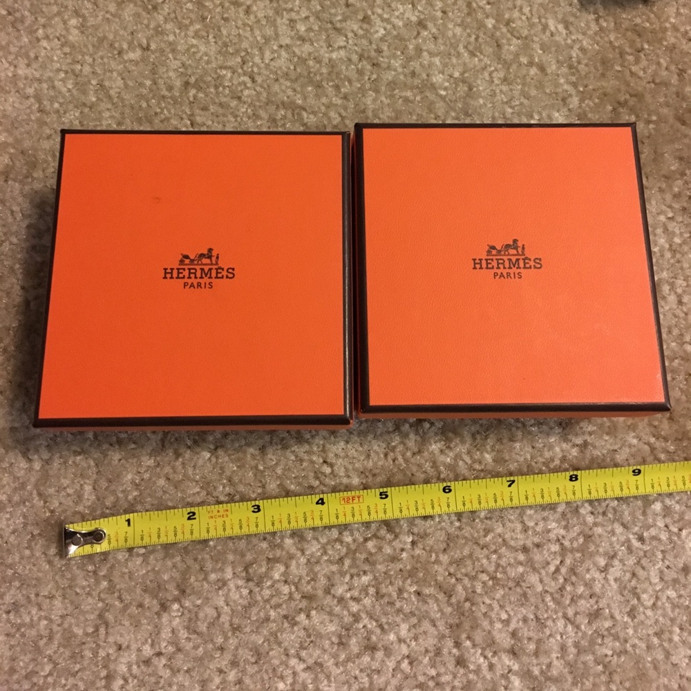 Two hermes box with ribbon!