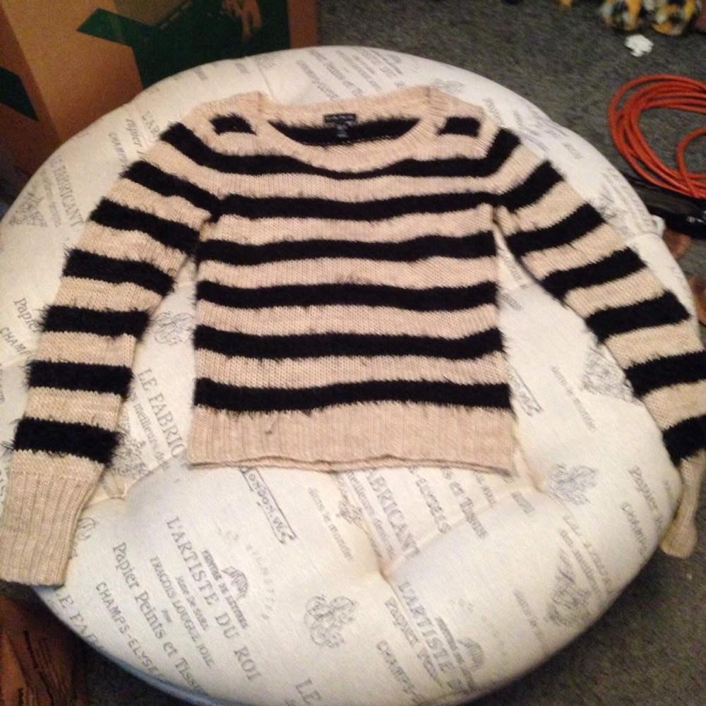 F.A.N.G striped sweater size small