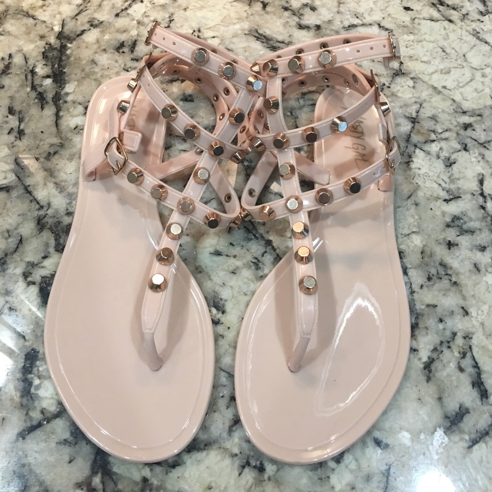 Studded gladiator sandals