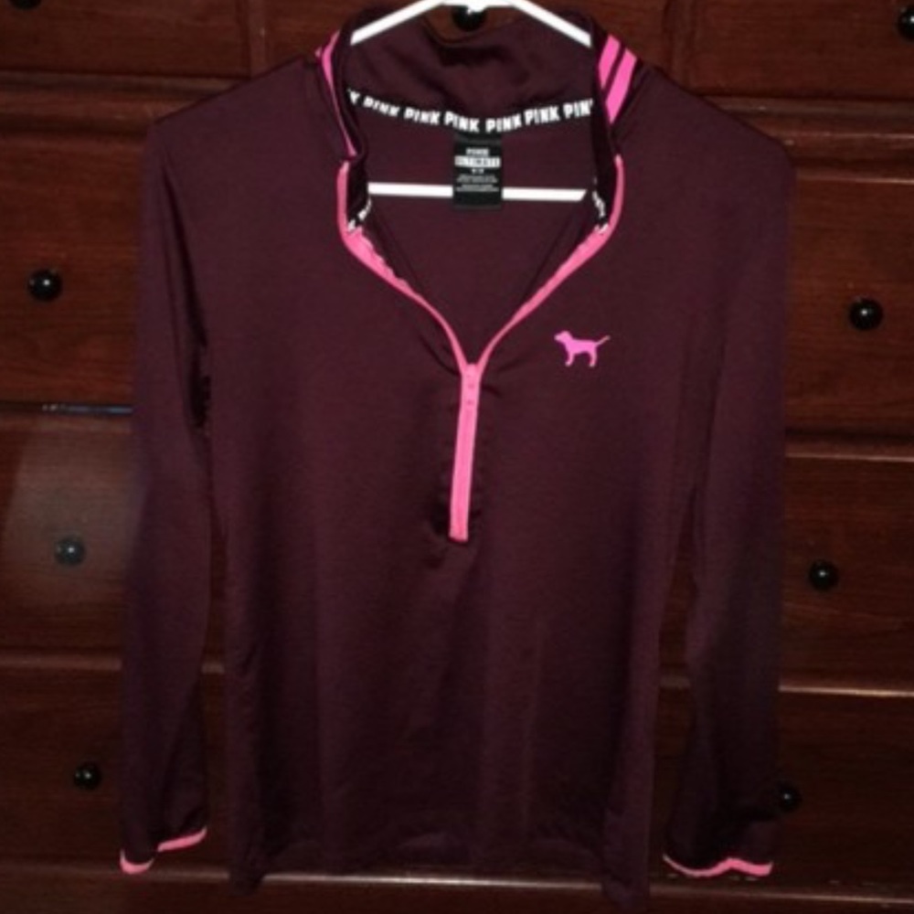 VS PINK ultimate deep zip jacket