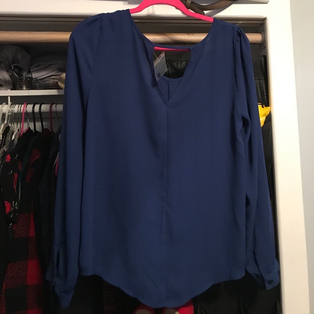 Dressy long sleeve blouse