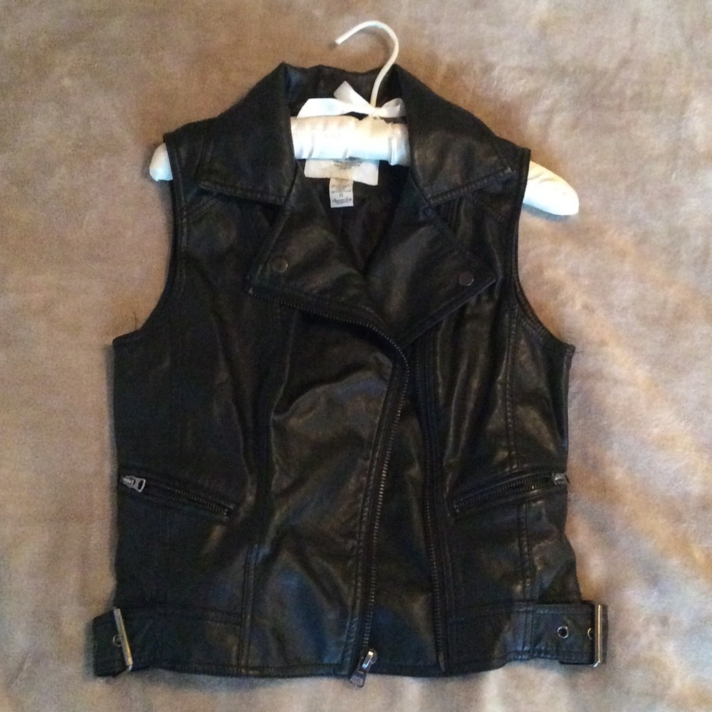 American Rag faux leather vest