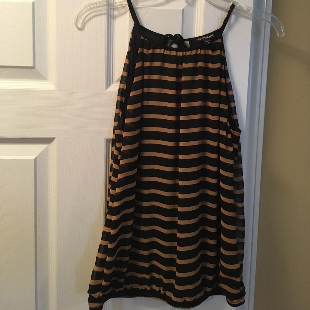 Express Halter Tank Top