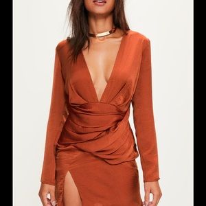 ❌❌NOTAVAILABLE SOLD ❌❌Missguided mini orange dress