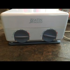 Satin Smooth Double Wax Warmer and extras