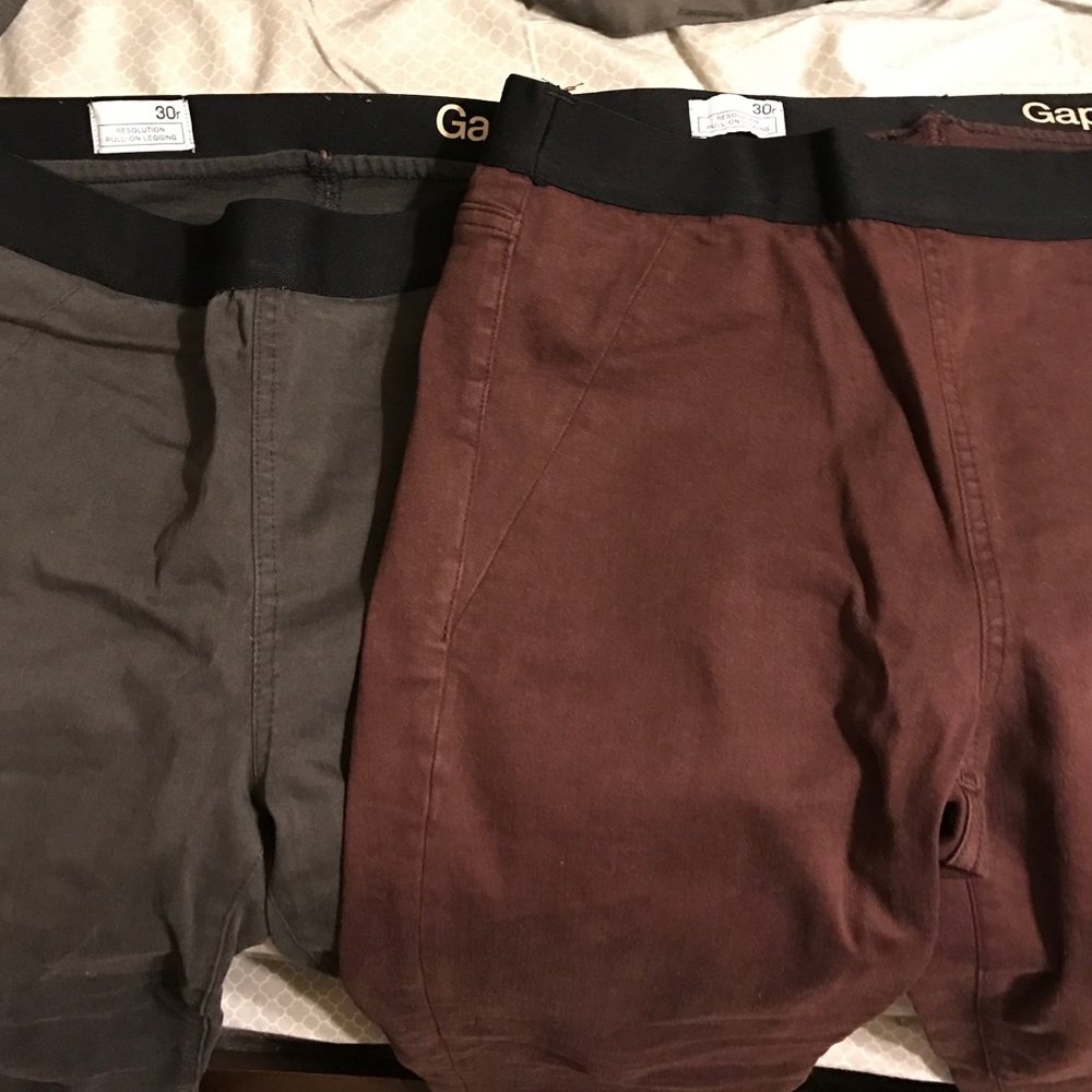 Gap pull on stretch leggings denim skinny.