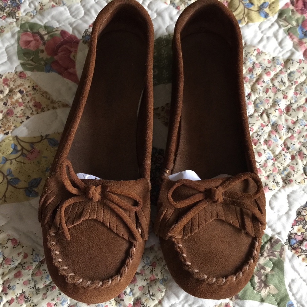 Minnetonka Kilty Moccasins