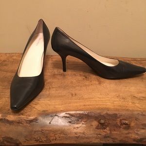 Calvin Klein Navy Pointed Toe Pumps