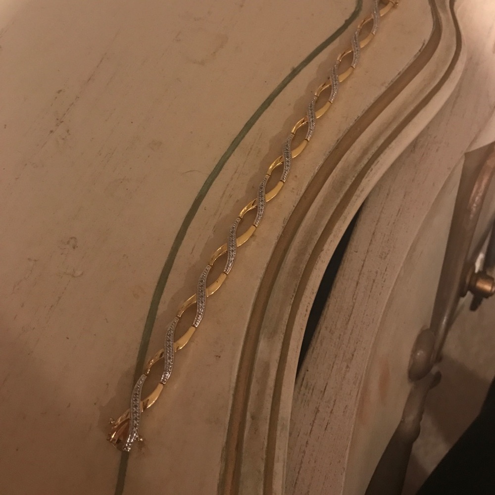 Gold plated bracelet